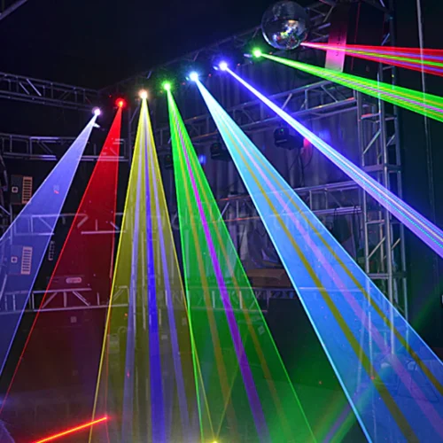 ClubLamps FY15 RGB Moving Head Laser - Professional Stage Lighting Animation Projector