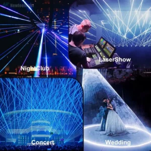 ClubLamps® Professional RGB Stage Laser (Multi-Power Models Available) for Stage & DJ Lighting