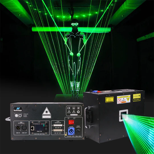 ClubLamps® Professional RGB Stage Laser (Multi-Power Models Available) for Stage & DJ Lighting