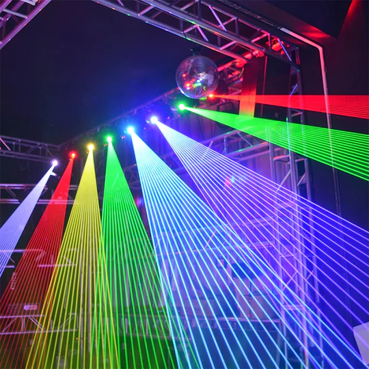 ClubLamps® Pro 30K RGB Moving Head Laser - 2W/3W/4W Versatile DJ Lighting