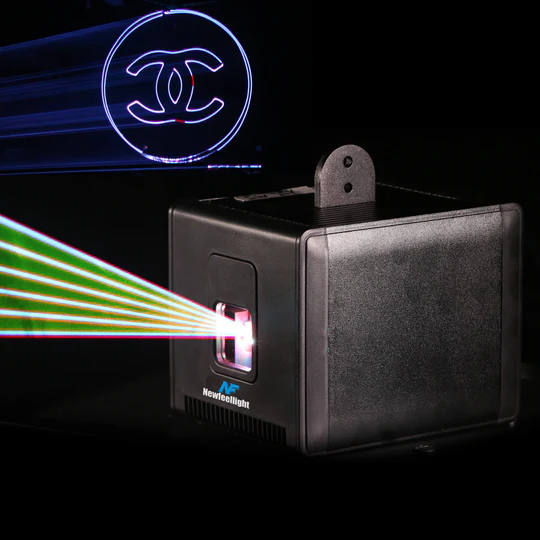 ClubLamps LaserCube Battery Operated APP Control RGB Stage Lighting Packaging