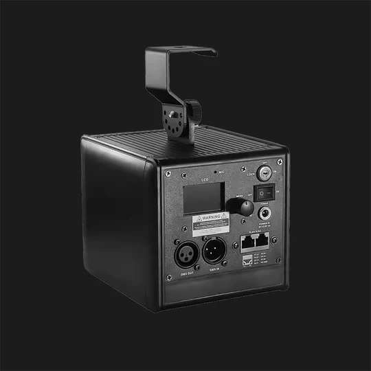 ClubLamps LaserCube Battery Operated APP Control RGB Stage Lighting Packaging