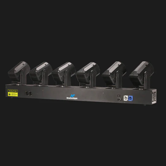 ClubLamps Smart G6 6-Head RGB Laser Moving Bar for Professional Stage Lighting