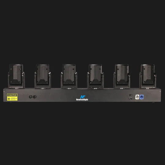 ClubLamps Smart G6 6-Head RGB Laser Moving Bar for Professional Stage Lighting