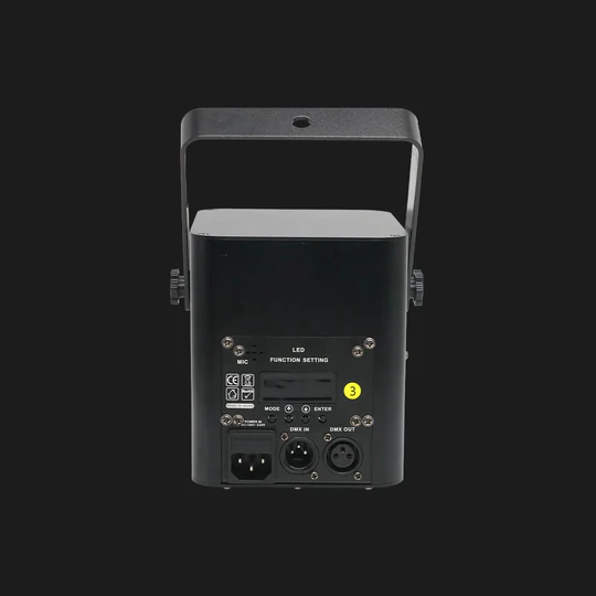 ClubLamps H2 Series Stage Lighting Laser Projector Back Panel DMX and Power Interface