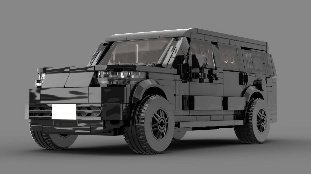 Range Rover LWB (Long Wheelbase) - Black Physical Kit